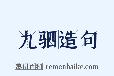 九驷造句是什么意思的图片